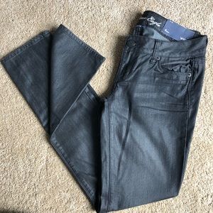 NWT American Eagle Skinny Jeans black skinny size4